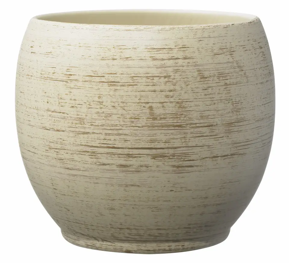 Кашпа Alberta Fashion D12 H10 - wood optic cream