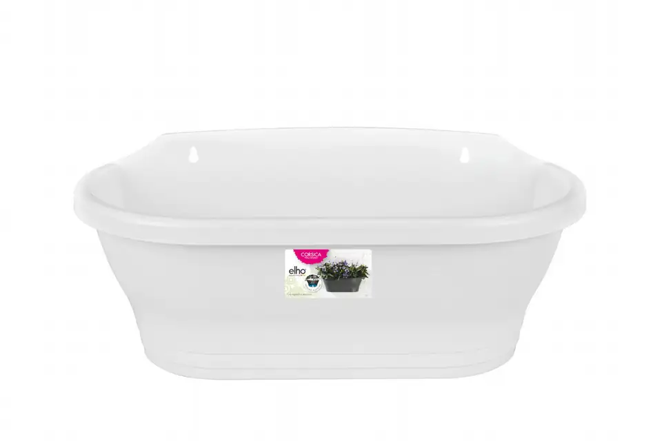 Контейнер пласт стена 39см - Wall basket white