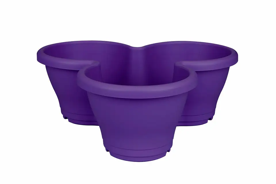 Саксия верт. градина пласт - M eggplant