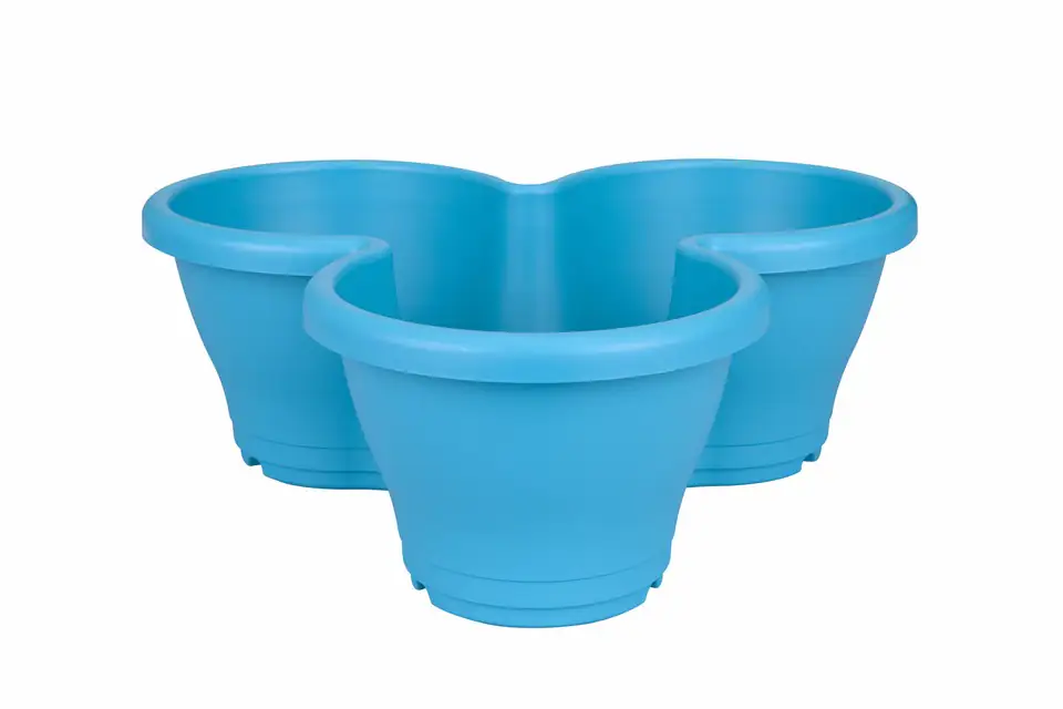 Саксия верт. градина пласт - M aqua blue