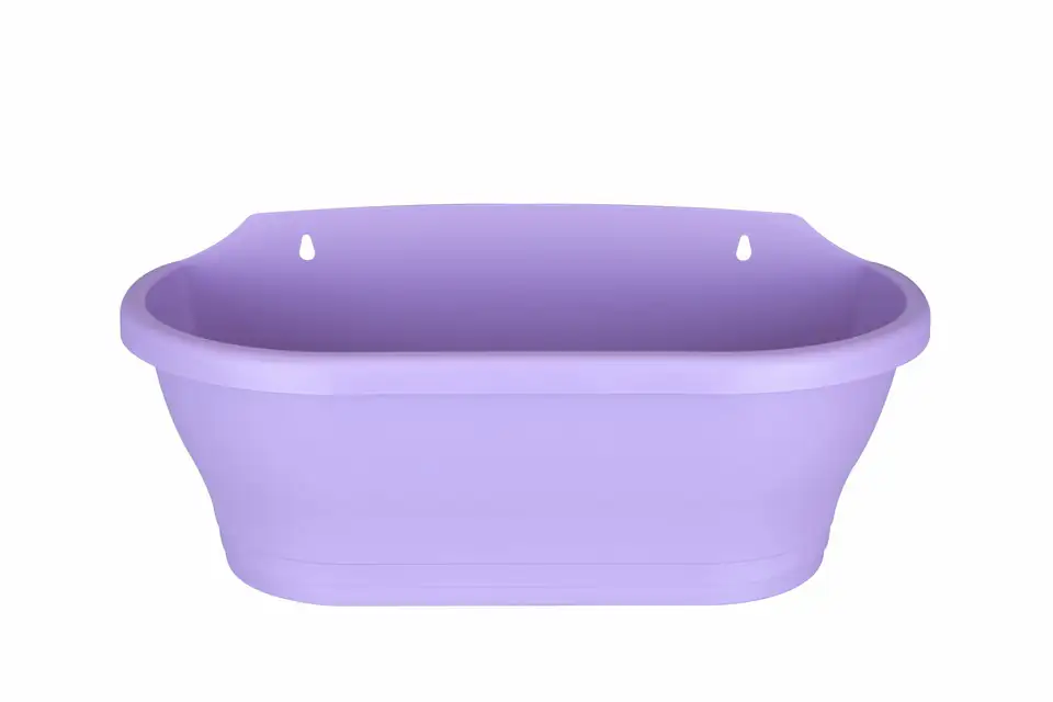 Контейнер пласт стена 39см - Wall basket lavende