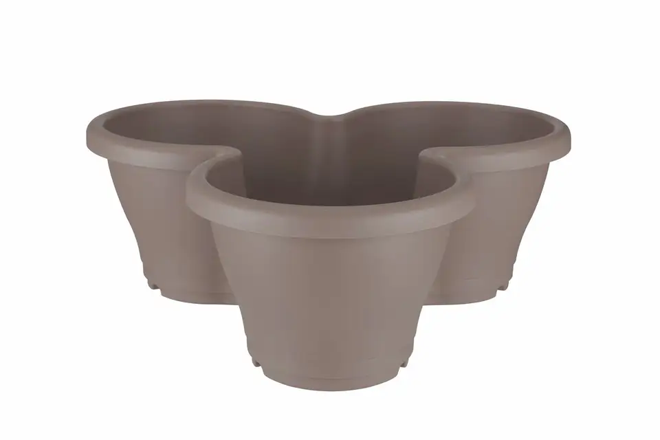 Саксия верт. градина пласт - S taupe