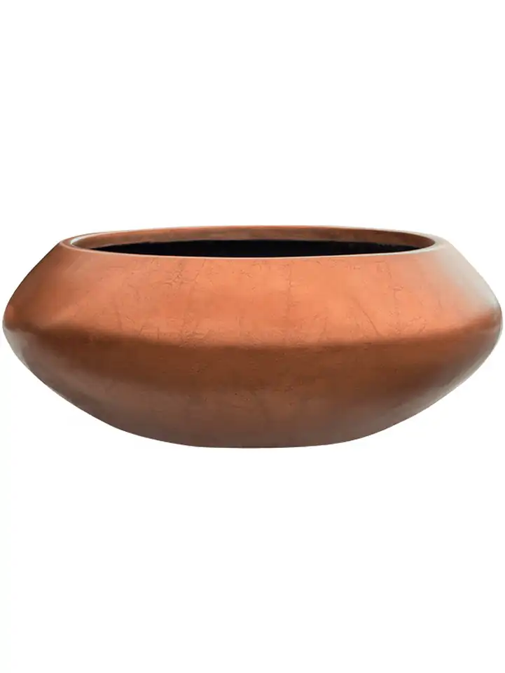 Silver Leaf Bowl D40 H15 - matt copper