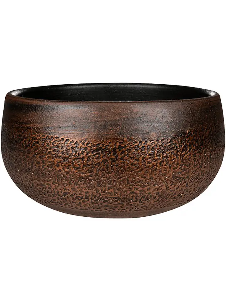 Кашпа керамика D28 H13 - Mya Bowl Shiny Mocha