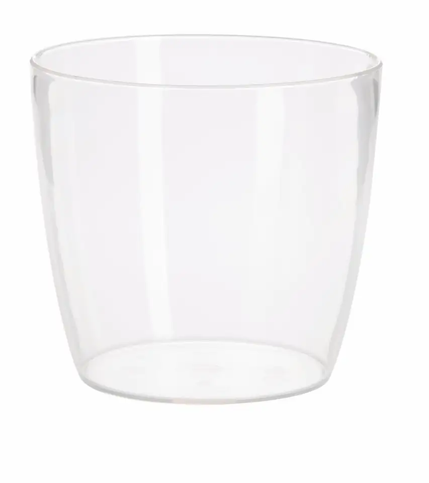 Кашпа Verve Crystall 15см - прозрачна