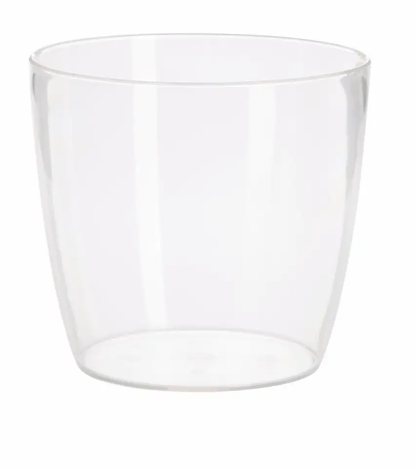 Кашпа Verve Crystall 18см - прозрачна