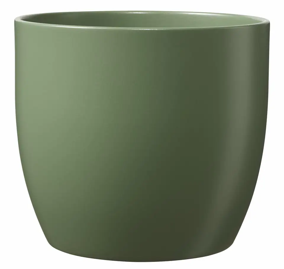 Кашпа Basel Fashion D19 H18 - matte moss green