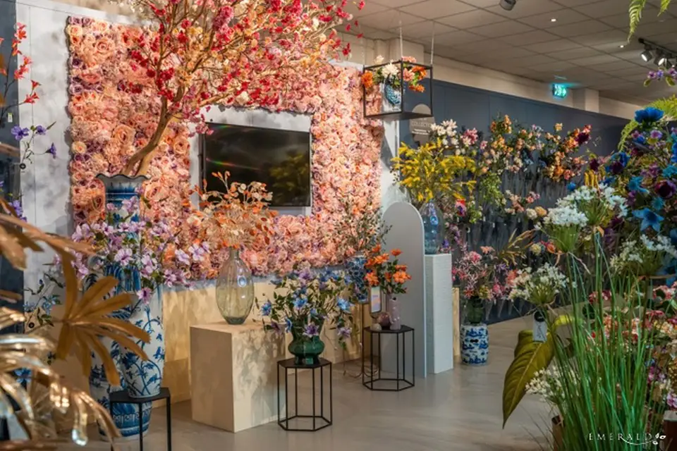 Мат цветя 50х50см пласт. - Flower mat Ibiza - Image 2