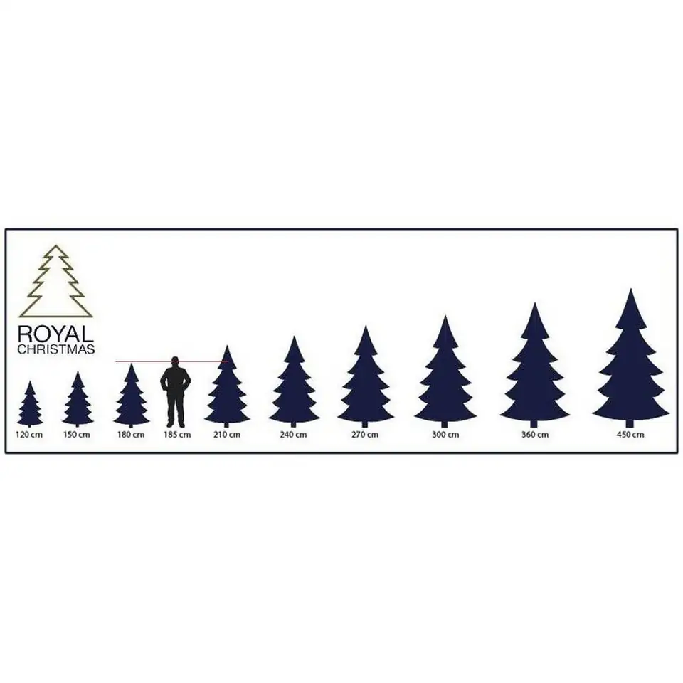 Коледна елха Spitsbergen H180 LED300 - Image 3