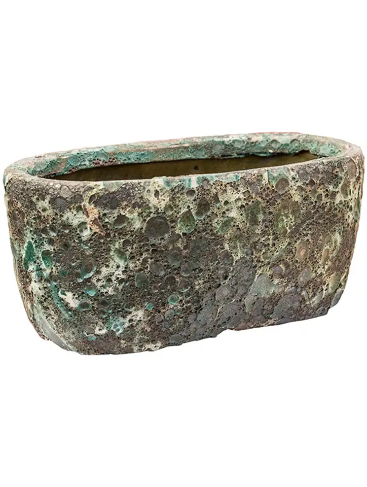 Lava Oval Relic Jade 31x18 Н15