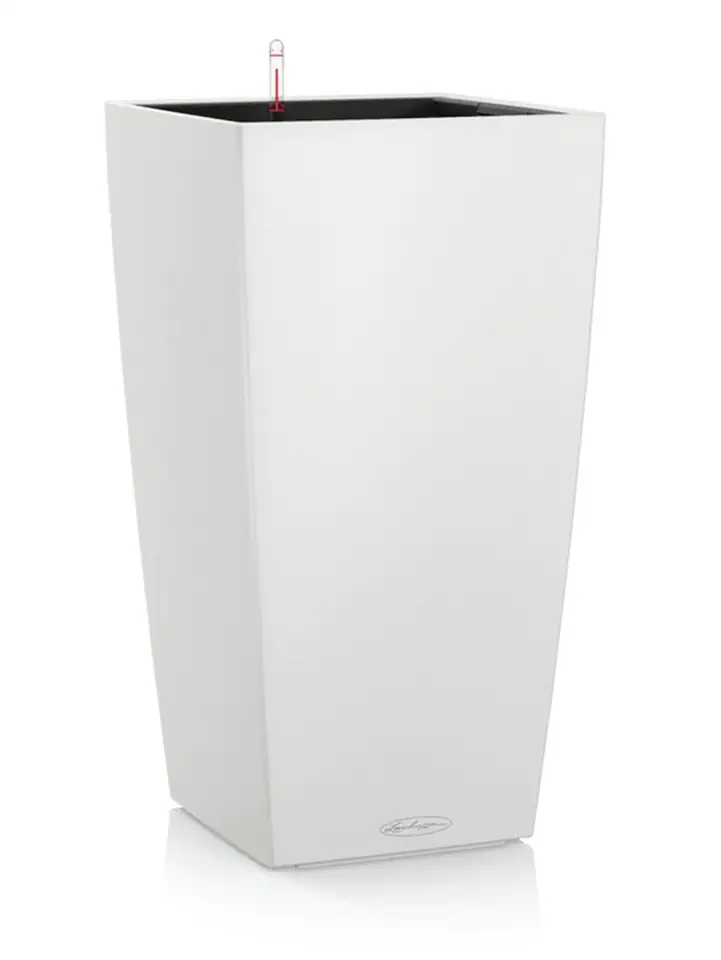 Саксия пласт. 30x30 H56 - Trend Cubico White set