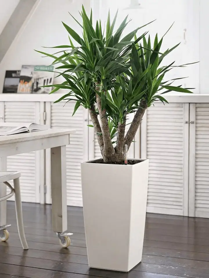 Саксия пласт. 30x30 H56 - Trend Cubico White set - Image 3