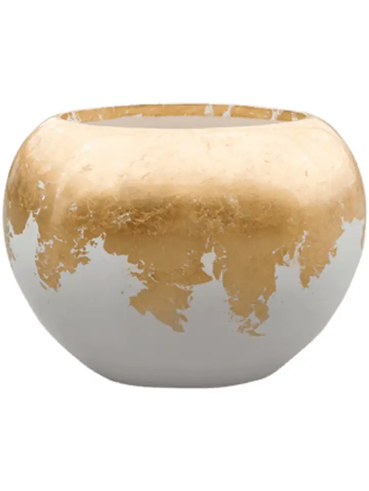 Luxe Lite D45 H32 - Glossy Globe White-Gold