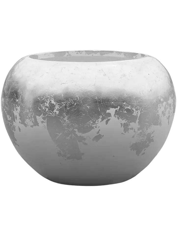 Luxe Lite D45 H32 - Glossy Globe White-Silver