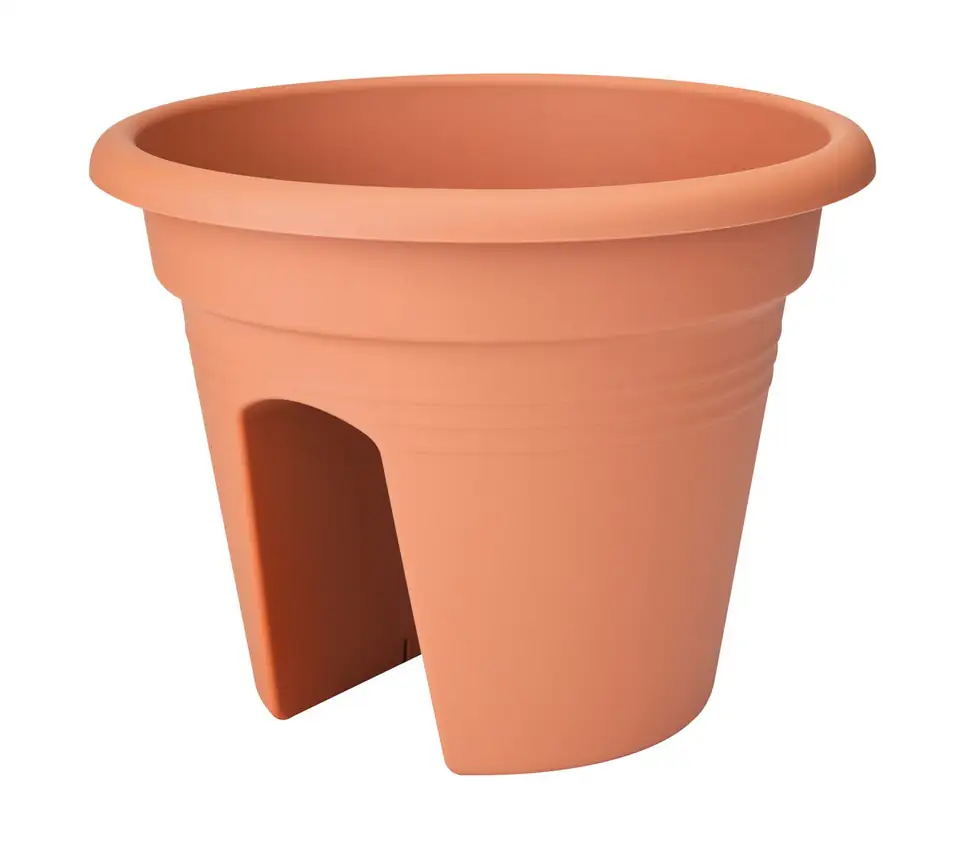 Саксия 30см пласт - gb flower bridge mild terra