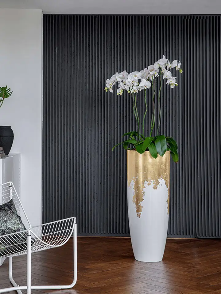 Luxe Lite D36 H91 - Glossy White-Gold - Image 2