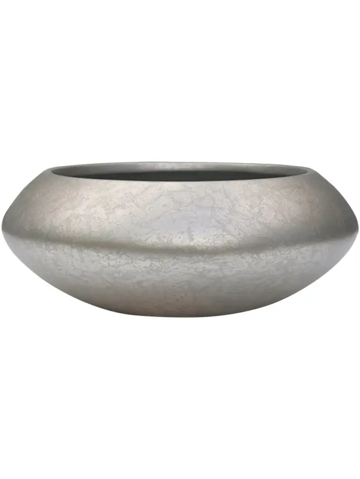 Silver Leaf Bowl D40 H15 - matt champagne