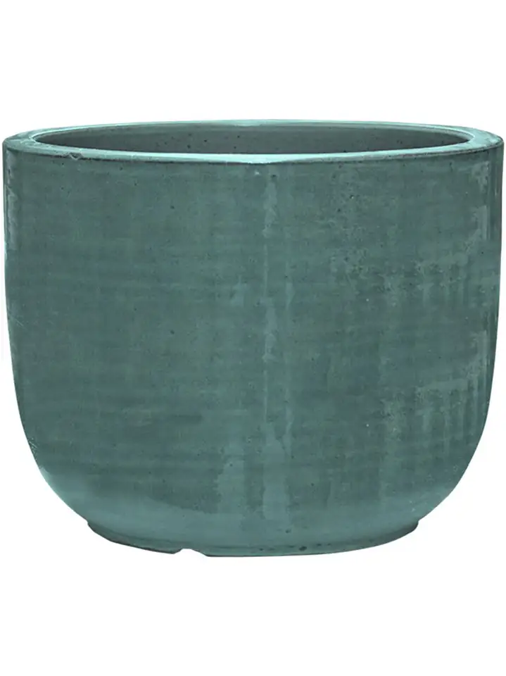 Plain Striped D27 H21 - Couple aqua