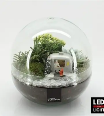 Коледна аранжировка D28 H28 - Arrangement in glass