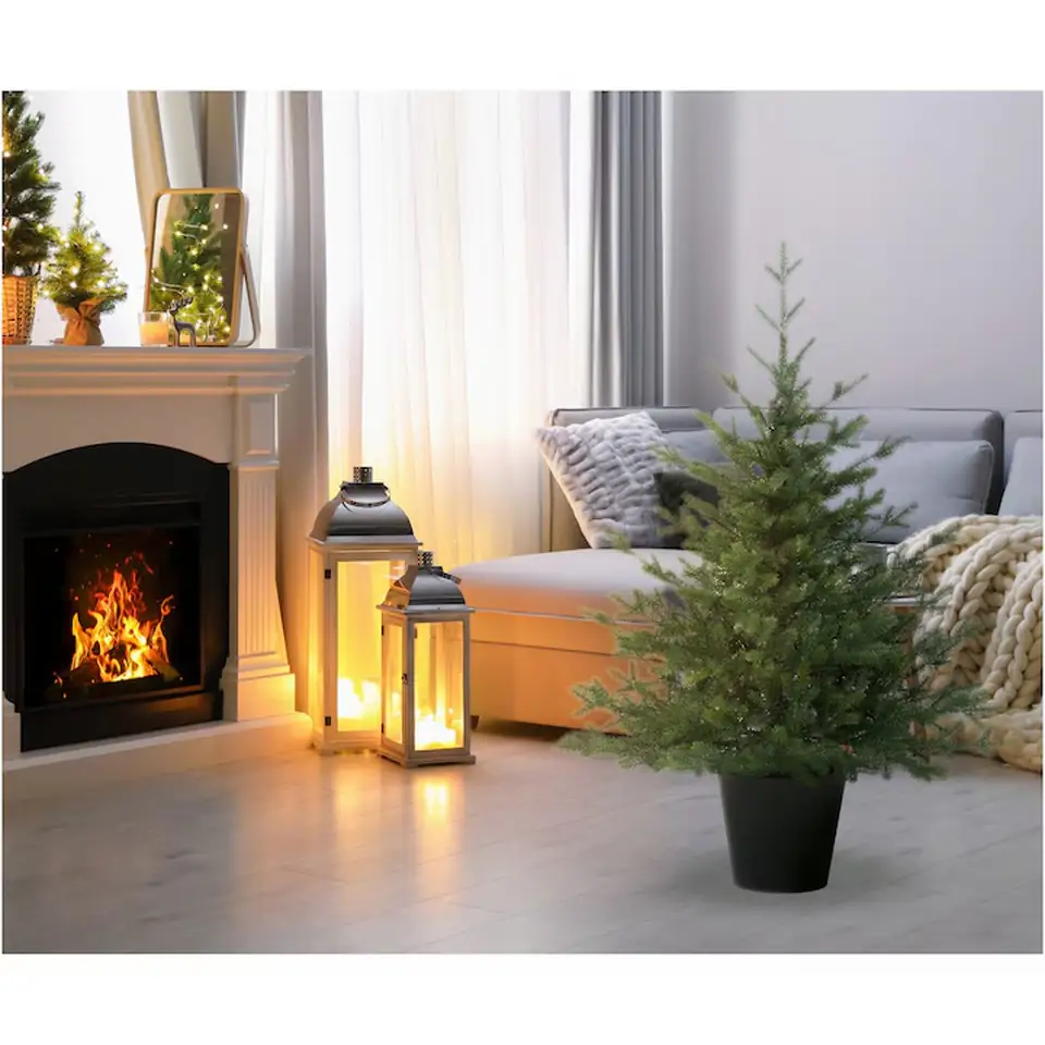 Коледна елха Green Spruce H100 PE LED70 - Image 3