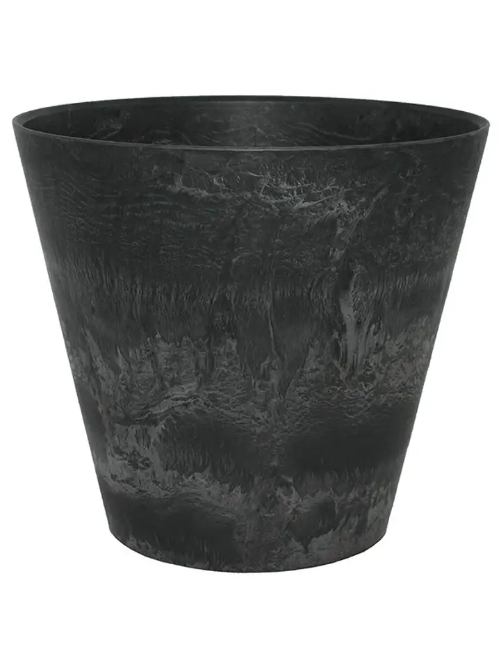 Artstone Round black 27 H24