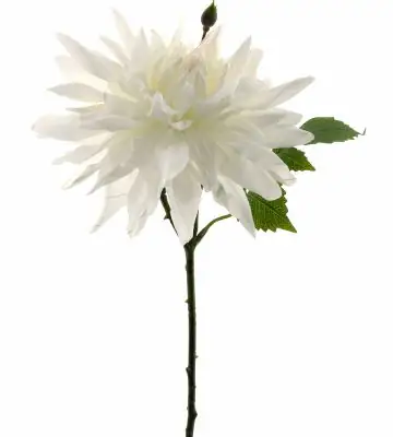 Далиа 40см пласт. - Dahlia spray Sara cream